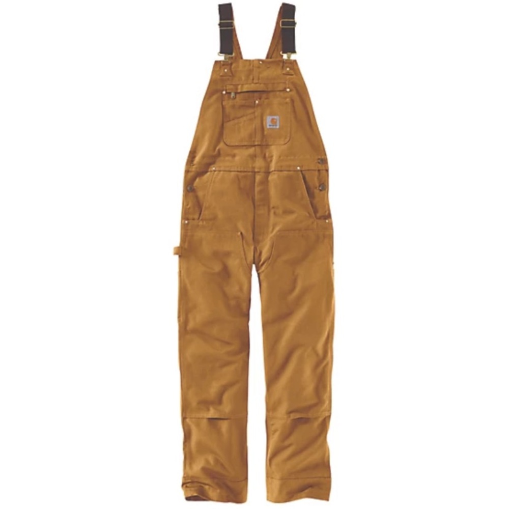 Carhartt duck bib overalls